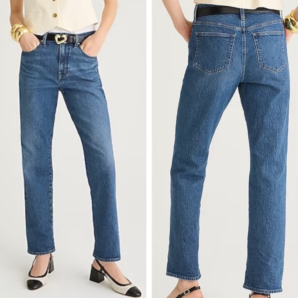 J. Crew Women’s High Rise Classic Straight Jeans